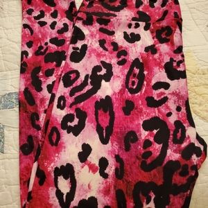 LULAROE LEGGINGS NEW PINK LEOPARD